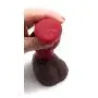 Dog Dildo 8.7" - Ultra Platinum Silicone Realistic Big Size Cock Anal Plugs Artificial Sex Toys