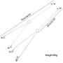 Guiseniour Metal Chain Niple Clamps Chains Adullt Six Games Breastt Clips Six Toys for Women Couples