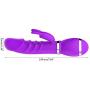 Villvi 12 Speeds T-hrusting R-otating Uograded Fat Rabbit Wand Toy for Women&Couples Waterproof&Whisper Quie