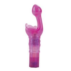 Pink Butterfly Kiss Vibe Vibrator Dildo