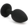 ❤ Black Small Silicone Amal Plug Jewelry Massage Six Toy Amus for Women Men