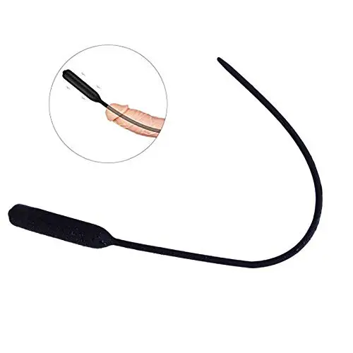 Silicone Urethral Sound, Rzoeox Urethral Male Massager with 10 Vibration Modes Penis Plug Stretcher Dilator for Male Beginner-(Diameter:0.3") Silicone Urethral Sound, Rzoeox Urethral Male Massager with 10 Vibration Modes Penis Plug Stretcher Dilator for Male Beginner-(Diameter:0.3")