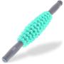 Nicole Miller Muscle Roller, 16.5" Body Massage Back Leg Muscle Roller Stick for Relief Muscle Soreness (Teal)