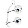 Eastern Delights Female Anal Vagina Double Ball Plug in Steel Chastity Belt Hook Bondage