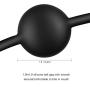 UTIMI Ball Gag Silicone with Nipple Clamps, Lock & Key Included
