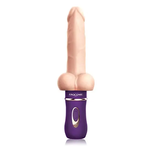 Multispeed Double Vibrantor Heating Dillo Th-Rusting Ro-tating Massager USB Rechargeable Toy Multispeed Double Vibrantor Heating Dillo Th-Rusting Ro-tating Massager USB Rechargeable Toy