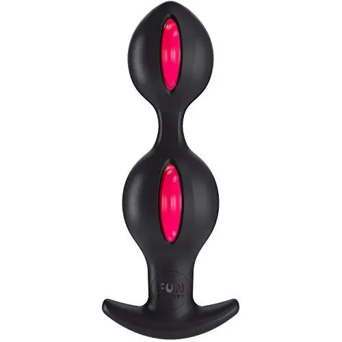 Fun Factory Sex Toys | Butt Plug B-Balls Uno and B Balls Duo Anal Sex Toys | Anal Toy with Rotating Inner Balls Anal Plug (Black/Red) Fun Factory Sex Toys | Butt Plug B-Balls Uno and B Balls Duo Anal Sex Toys | Anal Toy with Rotating Inner Balls Anal Plug (Black/Red)