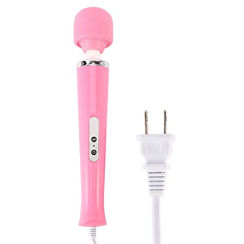 Wand Massager Electric Handheld Massager with Magic 10 Powerful Speeds Strongest Therapeutic Vibrating Power for Sore Back, Foot, Body Muscle Aches (Pink)