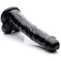 Easy Entry 8 Inch Slim Dildo with Balls, Black Easy Entry 8 Inch Slim Dildo with Balls, Black