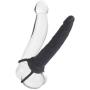 California Exotic Novelties Silicone Love Rider Dual Penetrator, Black, 0.25 Pound