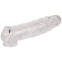 Transparent Silicone penile Condom Expander expands Male Chastity Toys Lengthen Cock Sleeves