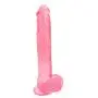 MEIJUNMAWEI 12.04in Realistic Suction Cup Did-Los Male Waterproof Artificial Pennis Adut Seax Toiys for Women-Transparent Pink