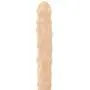 Doc Johnson Raging Hard-Ons - Slim Line - 8 Inch (8.7 in. Long and 1.2 in. Wide) - Heavily Veined - Dildo with Suction Cup Base - Great For Anal Beginners - Vanilla