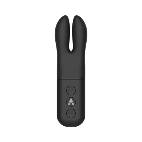The Pocket Rabbit Silicone Vibe Waterproof Black The Pocket Rabbit Silicone Vibe Waterproof Black