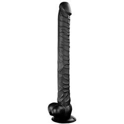 Zhiounny Realistic Pennis,Super Long Big Dillo with Suction Cup Seax Toiys for Women Female Mastubantion (Black)