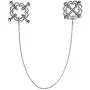 UTIMI Nipple Clip Alloy Breast Clamps with Detachable Chain Silver UTIMI Nipple Clip Alloy Breast Clamps with Detachable Chain Silver