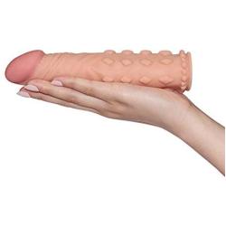 MXD 17.5cm Mens Pěnis Extender Soft and Comfortable Silicone Realistic Pěnis Extension T-Shirt