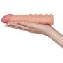 MXD 17.5cm Mens Pěnis Extender Soft and Comfortable Silicone Realistic Pěnis Extension T-Shirt