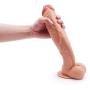 XL-Massagers 12 Inch Simulation Huge Long Lifelike Big Monster Massage Wand Handsfree Female Personal Massager (Color : Beige)