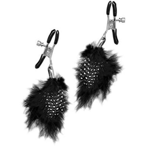 Pipedream Fetish Fantasy Fetish Fantasy Limited Edition - Feather Nipple Clamps, 1.7 Ounce Pipedream Fetish Fantasy Fetish Fantasy Limited Edition - Feather Nipple Clamps, 1.7 Ounce
