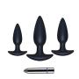 UTIMI Butt Plug Training Set Rechargeable Anal Plug Vibrator Anal Sex Toys for Men and Women, 3 Plug, 1 Bullet