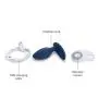 Ditto by We-Vibe Rechargeable Bluetooth Vibrating Anal Plug, Wireless Remote Control + 30ml We-Vibe lube, Purple…