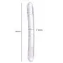 MATATA Dildo Adult Toy for Lesbian, 13.2 Inch Double Sided Dildo for Women Waterproof Flexible Double Dong with Curved Shaft for Vaginal G-spot and Anal Play(Clear) MATATA Dildo Adult Toy for Lesbian, 13.2 Inch Double Sided Dildo for Women Waterproof Flexible Double Dong with Curved Shaft for Vaginal G-spot and Anal Play(Clear)