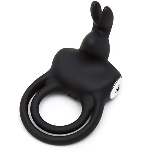 Happy Rabbit Love Ring Rechargeable - Black Happy Rabbit Love Ring Rechargeable - Black