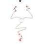 Metal Long Chain Clamps Chains Fun-Store Game Brěast Clips Milk Folder Vagina Clip for Couples Flirting (Color : RED)
