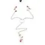 Metal Long Chain Clamps Chains Fun-Store Game Brěast Clips Milk Folder Vagina Clip for Couples Flirting (Color : RED)