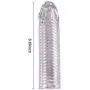 LLFX Dildò Extender Soft and Flexible Hollow Realistic with Threaded Comfort Massage Cǒck Sleeve for Men -Transparent Jeans LLFX Dildò Extender Soft and Flexible Hollow Realistic with Threaded Comfort Massage Cǒck Sleeve for Men -Transparent Jeans