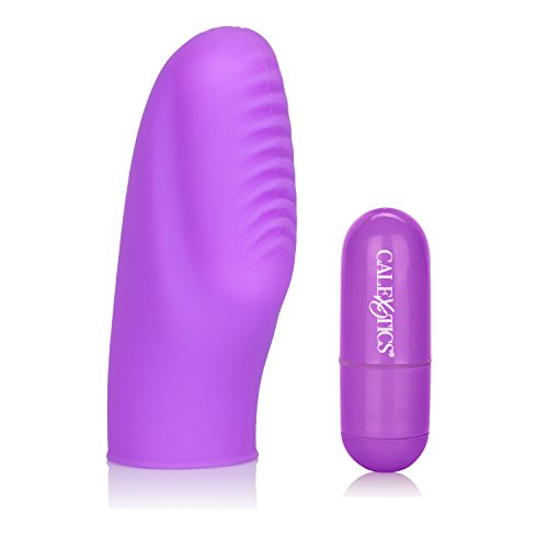 CalExotics Shane’s World Finger Banger - Vibrating Silicone Sex Toy for Couples - Waterproof Vibrator – Vibe Finger G Spot Tickler - Purple