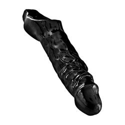 MISSOX 10inch Pê-NIS Sleeve Vib-ratór Reusable Cóndoms for Men Pê-NIS En-la-rgement Delay Ejacuation Trainer Pê-nisring Cóndom Condones Safer