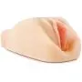 Realistic Ribbed Vagina Masturbator - Pussy Stroker - Sex Toy for Men (Beige)