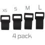 Anti-Loss Ring for JUUL - Silicone Ring Pack Compatible with JUUL (Device not Included) (Black)