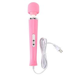 Wand Massager Electric Handheld Massager with Magic 10 Powerful Speeds Strongest Therapeutic Vibrating Power for Sore Back, Foot, Body Muscle Aches (Pink)