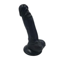 Full 12 in Realistic and Soft 100% Waterproof Big Size Toy - Black - Gaozhonggaoer1.1
