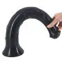 Wushuangyu 16.1 Inch Waterproof Portable Wand Massage Hand-Free Real Feel PVC Massager Game Toys - Vibrant Toy (Color : Black)