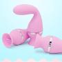 Realistic Vibratòr for Wonem Handheld Tongue Suck & Lick Stimulate C-lítōris G-pōint Simulator, Rechargeable Waterproof Silicone Massager Pink by ALBK