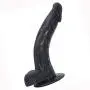 HYLHYL3-F Wòměns Rěǎlistic Lovely Wand Massager Female Soft Wand Black PVC Material（21cm/8.26“）
