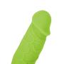 Lickerlish Tripp 6.2" Premium Silicone Dildo Neon Green with Suction Cup, 0.4 Pound