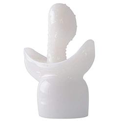 Massager Attachments Massage Accessory Attachment Accessories Silicone (White)