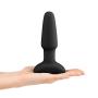 b-Vibe Rimming Plug 2 Splash Proof Remote Control Vibrating Butt Plug - Black