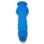 &quotPerfect Fit&quot 6 Inch Silicone Dildo - Blue Platinum Grade Silicone With Suction Cup