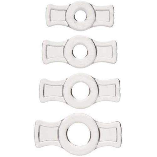 TitanMen Cock Ring Set Clear ( 3 Pack )