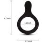 LEVETT Flexible Silicone Cock Rings, Penis Enlarger Stronger and Harder Erection to Prolonging Climax Sex Toys for Men (Flexible size)