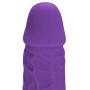 Lickerlish Rummy Fatty 8" Ultra Thick Premium Silicone Dildo Suction Cup, Purple, 2 Pound