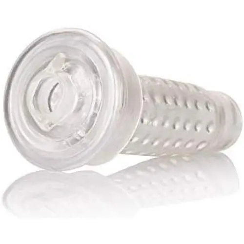 CalExotics Optimum Series Stroker Pussy Pump Sleeve - Male Silicone Masturbation Sleeve - 6.25 Inch Adult Male Masturbator Sex Toy – Clear CalExotics Optimum Series Stroker Pussy Pump Sleeve - Male Silicone Masturbation Sleeve - 6.25 Inch Adult Male Masturbator Sex Toy – Clear