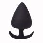 Njoy Wand Massager Anales Trainer, Set of 5, Waterproof Silicone Soft Massage Toy for Beginners, Role Playing Trickie Game Black By Dwoon