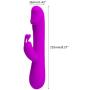 30 Modes 100% Safe Silicone Novelty Rabbit Personal Vibebrator Toys for Women, Waterproof Silent